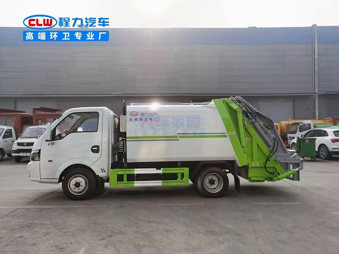 東風(fēng)途逸藍牌新能源壓縮垃圾車(chē)廠(chǎng)家實(shí)測