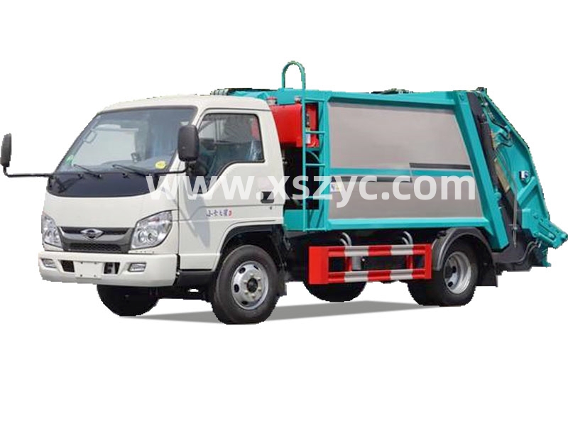 福田小卡之星3-5方壓縮垃圾轉運車(chē)