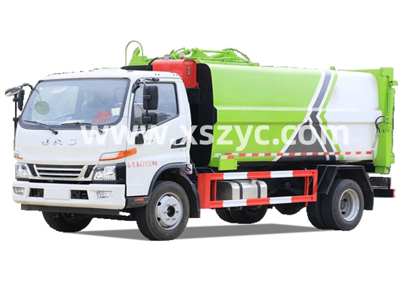江淮7立方中型壓縮式垃圾轉運車(chē)