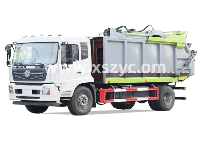 東風(fēng)天錦12-15方無(wú)泄漏垃圾車(chē)