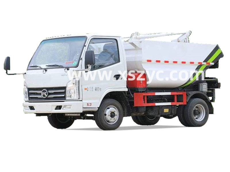 凱馬小型3立方無(wú)泄漏垃圾轉運車(chē)