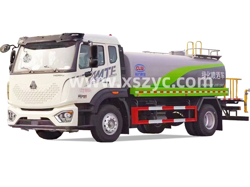 重汽單橋14噸綠化灑水車(chē)