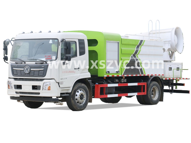 東風(fēng)天錦12-14方霧炮抑塵車(chē)