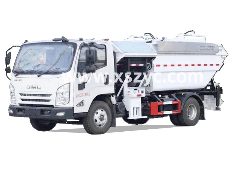 江鈴6立方中型無(wú)泄漏垃圾收集車(chē)