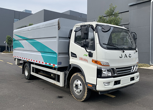 江淮8方密閉式桶裝垃圾車(chē)